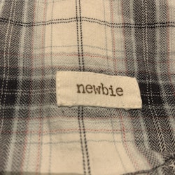 Blårutig skjorta från Newbie stl 56