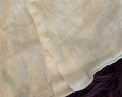 Vit linneskjorta från Papermoon stl 9-12 mån