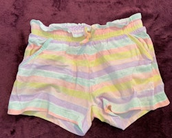 Randiga shorts i rosa, gult, lila och turkost från HM stl 98/104