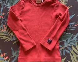 Röd ribbad tröja från PoP stl 86