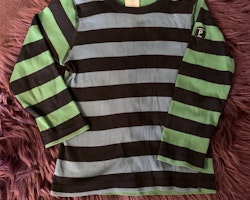 3 delat paket med tröja, leggings och strumpor i blått, svart och grönt från PoP stl 98 + 25-27
