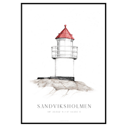 Sandviksholmen Fyr Poster
