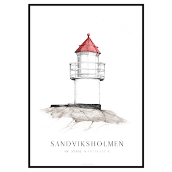 Poster Sandviksholmen Fyr