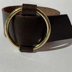 Armband Nova bred, guldfärgad ring