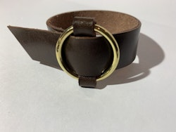 Armband Nova bred, guldfärgad ring