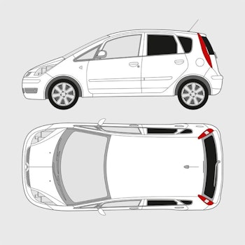 Mitsubishi Colt 5-dörrar | 2004-2008