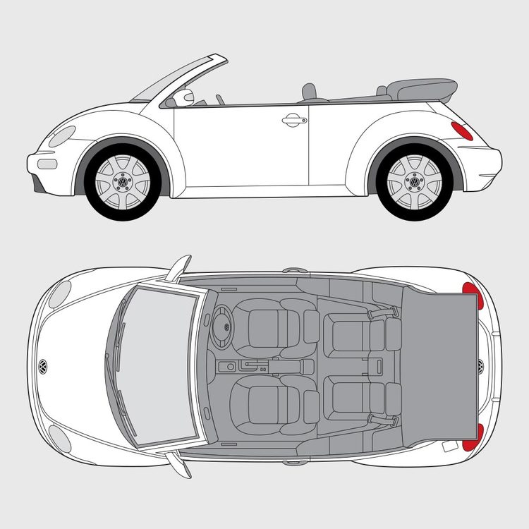 Volkswagen Beetle Cab 2003-2015