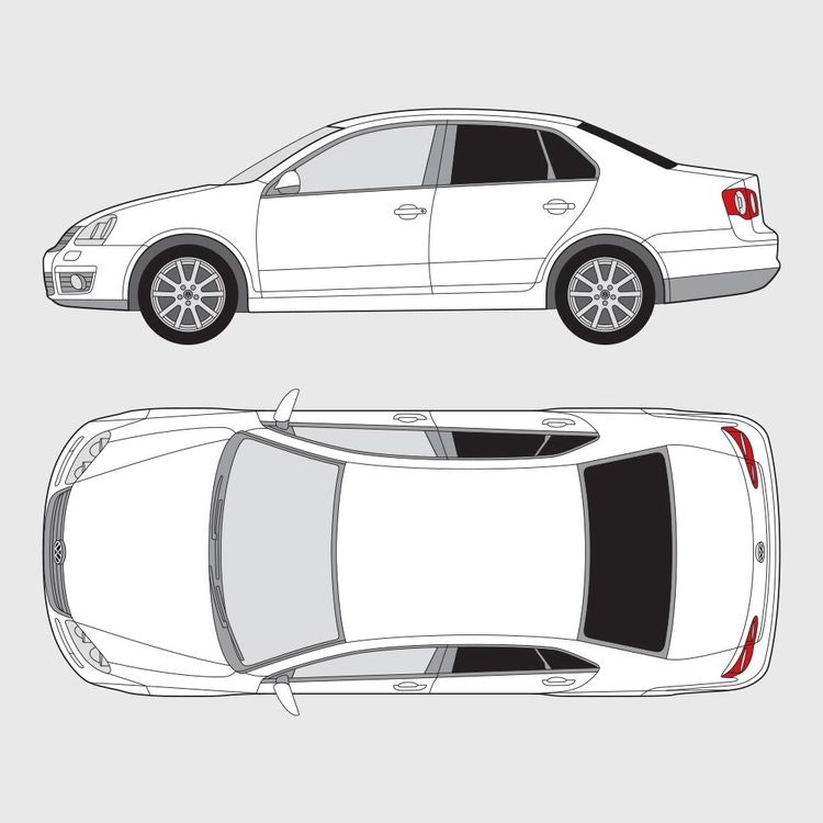 Volkswagen Jetta 4-dörrar 2005-2010