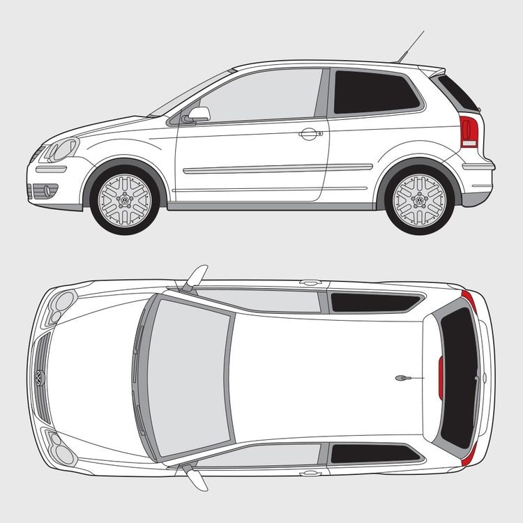 Volkswagen Polo 3-dörrar 2005-2009