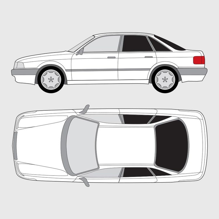 Audi 80 4-dörrar 1987-1995