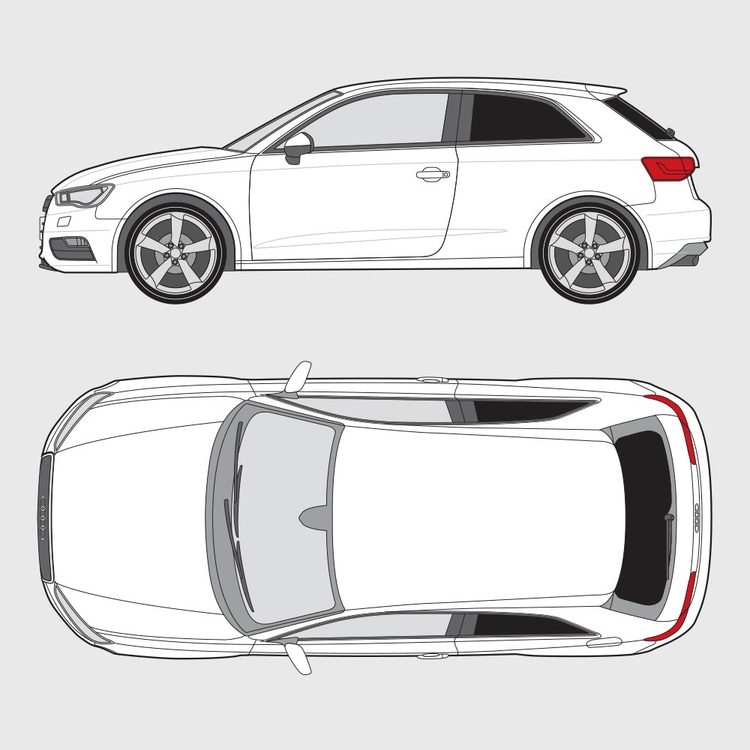 Audi A3 3-dörrar 2012-2020