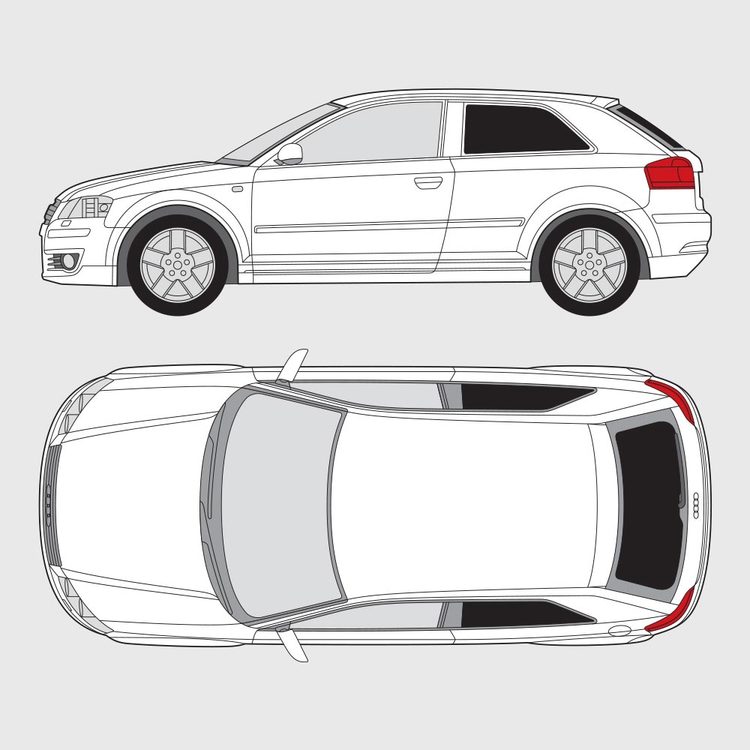 Audi A3 3-dörrar 2003-2013