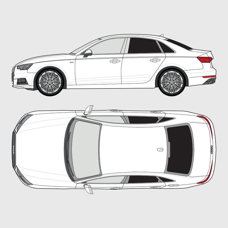 Audi A4 4-dörrar 2015-