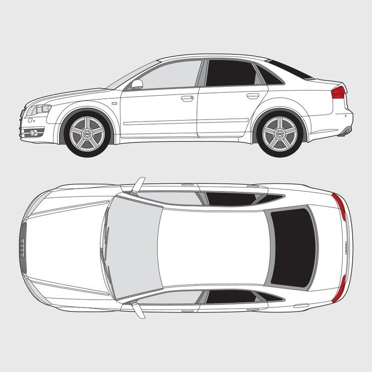 Audi A4 4-dörrar 2004-2007