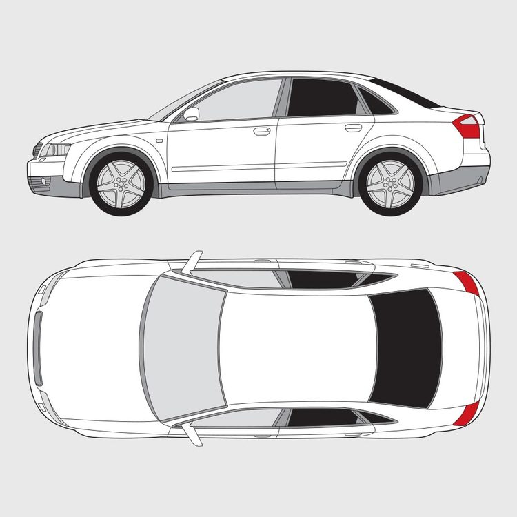 Audi A4 4-dörrar 2000-2004