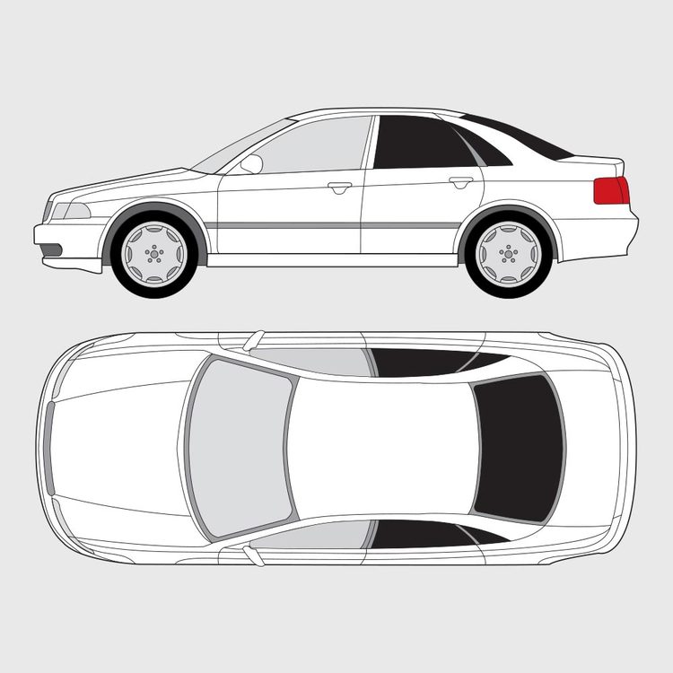 Audi A4 4-dörrar 1994-2000