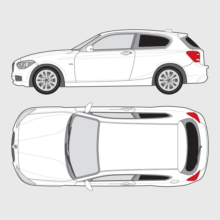 BMW 1 Serie 3-dörrar F21 2012-2015