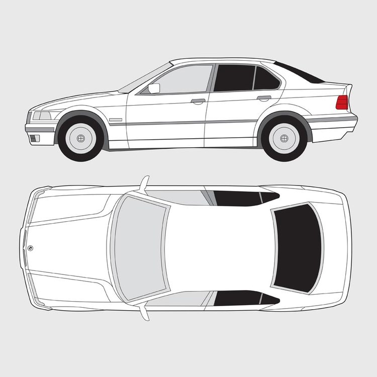 BMW 3 Serie 4-dörrar E46 1998-2005