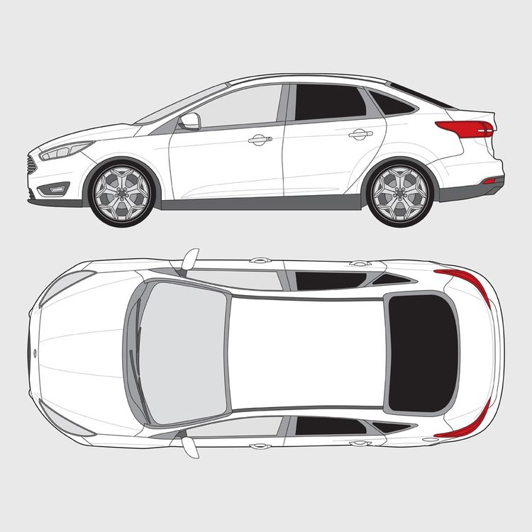 Ford Focus 4-dörrar 2015-2019