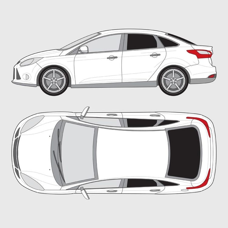 Ford Focus 4-dörrar 2010-2015