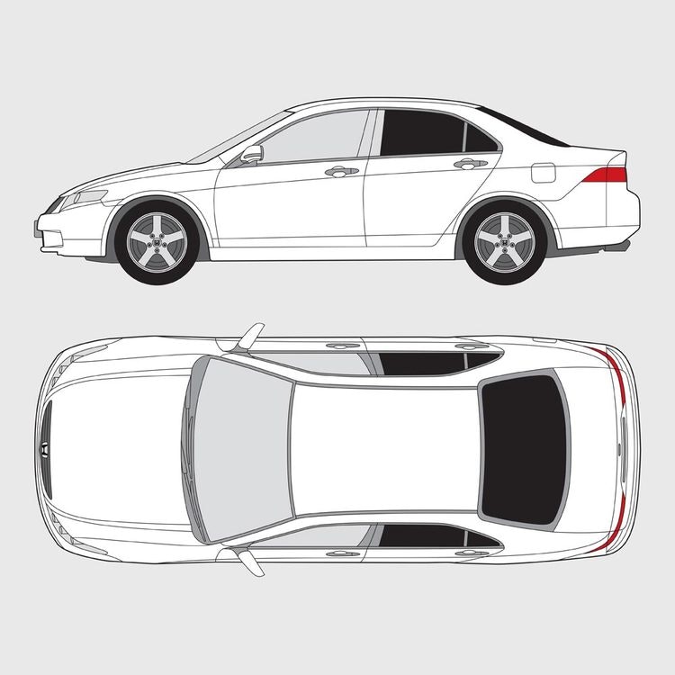 Honda Accord 4-dörrar 2003-2008