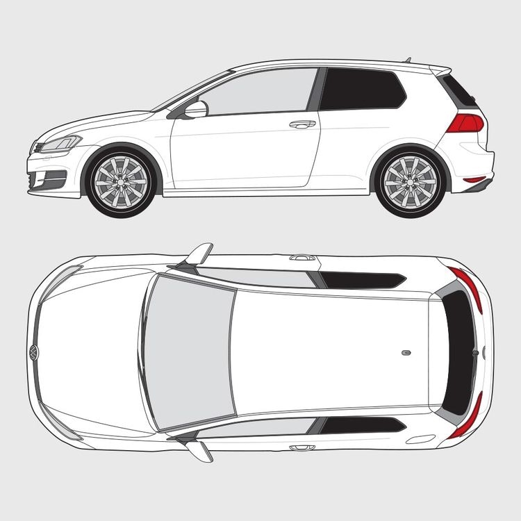 Volkswagen Golf 7 3-dörrar 2012-2016