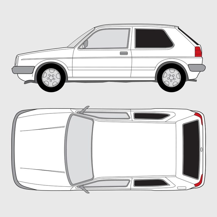 Volkswagen Golf 2 3-dörrar 1987-1992