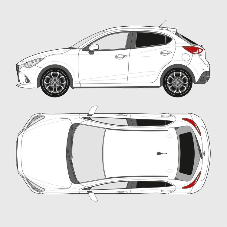 Mazda 2 5-dörrar 2014-