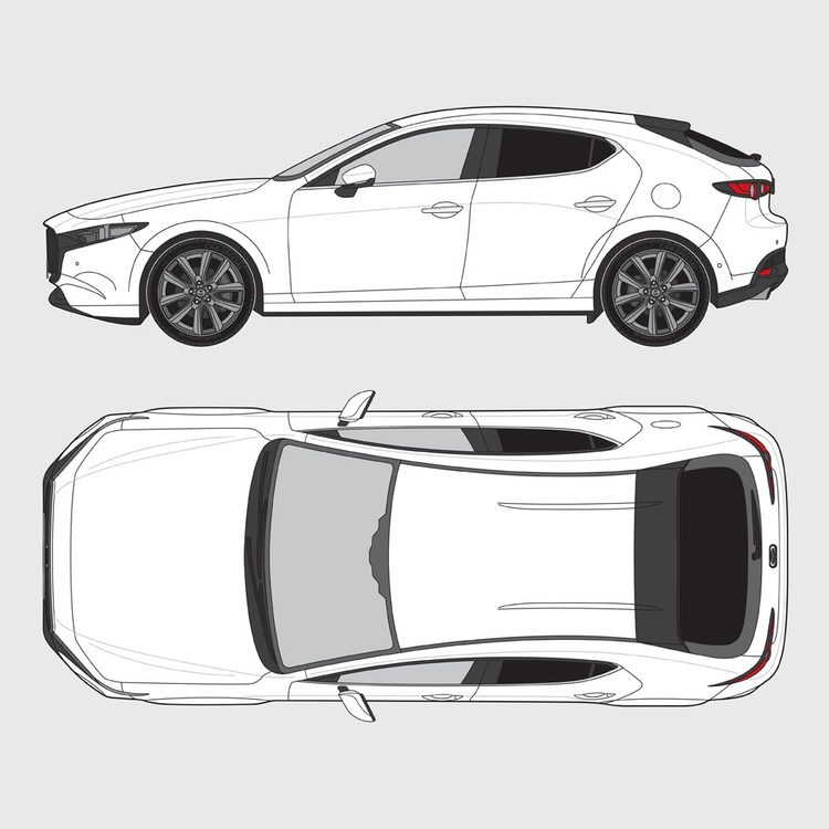 Mazda 3 5-dörrar 2013-2019