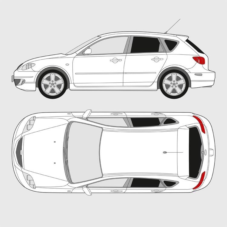 Mazda 3 5-dörrar 2003-2009