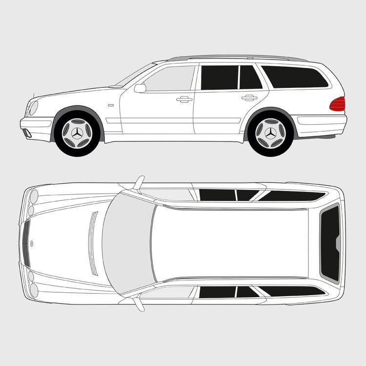 Mercedes E-Klass kombi 1995-2003