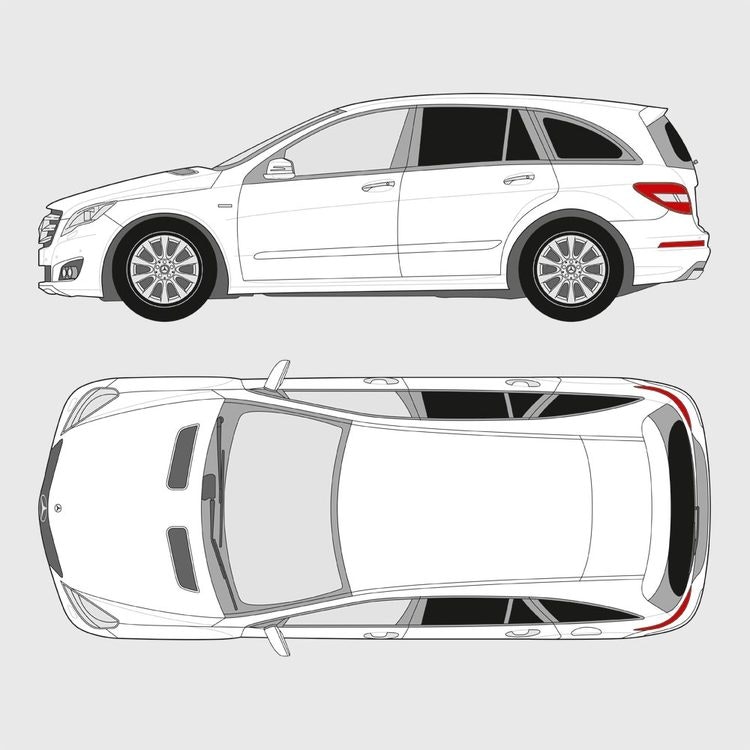 Mercedes R-Klass Kort 2005-2013