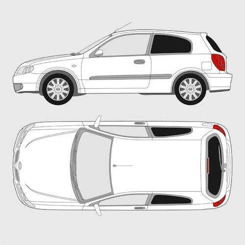Nissan Almera 3-dörrar
