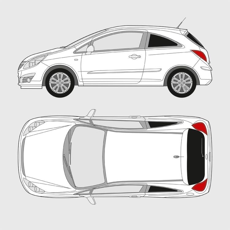 Opel Corsa 3-dörrar 2006-2014