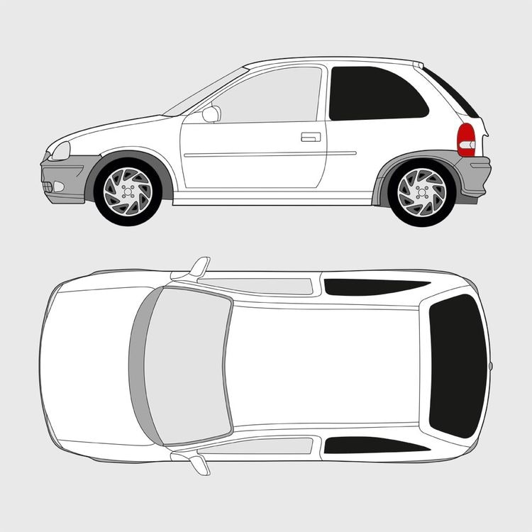 Opel Corsa 3-dörrar 1993-2000