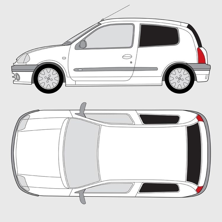 Renault Clio 3-dörrar 1998-2005