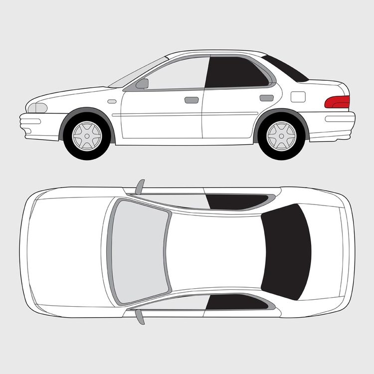 Subaru Impreza 4-dörrar 2000-2005