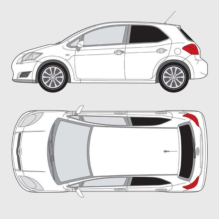 Toyota Auris 5-dörrar 2007-2013