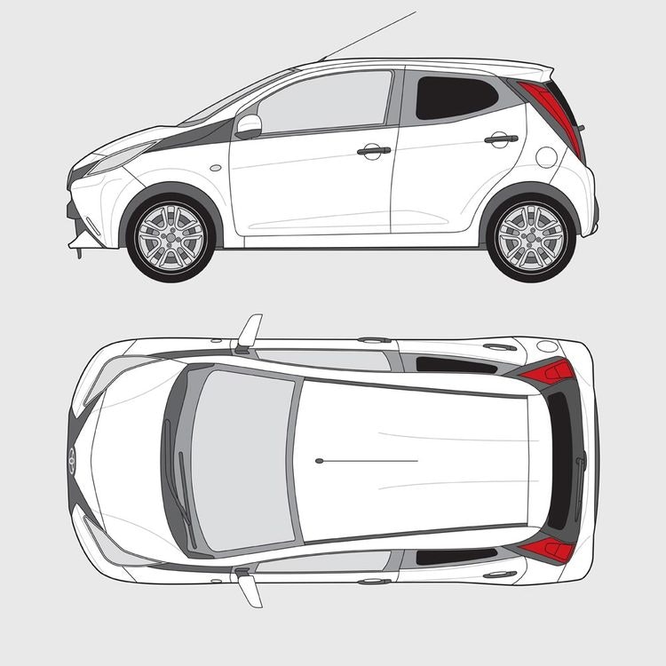 Toyota Aygo 5-dörrar 2014-2018