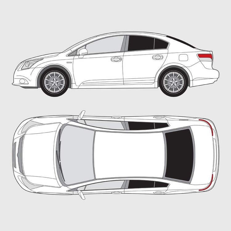 Toyota Avensis 4-dörrar 2009-2015