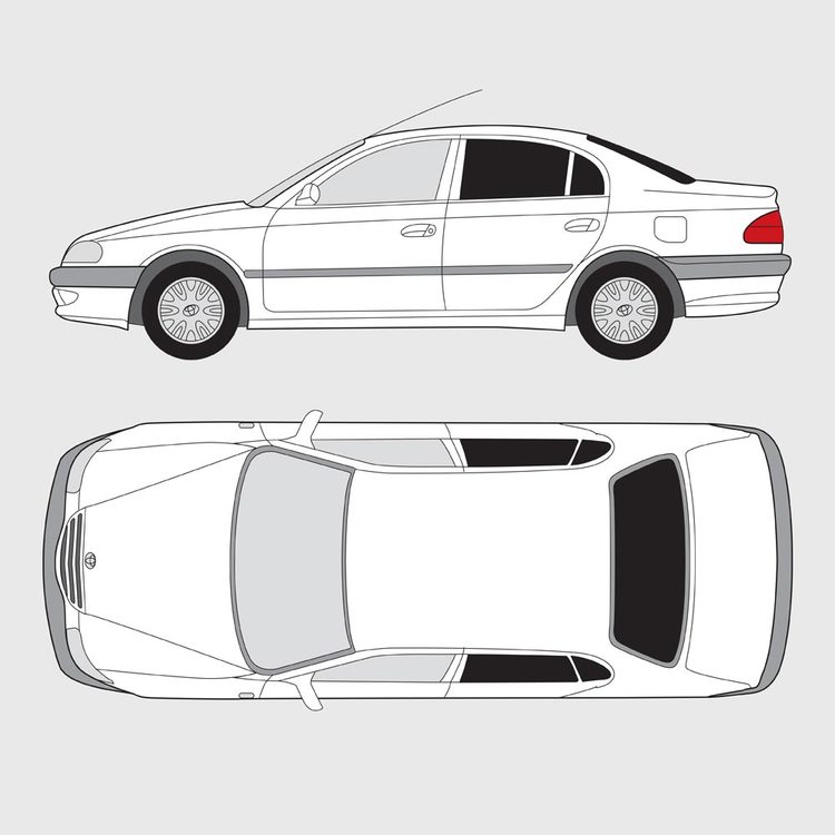 Toyota Avensis 4-dörrar 2003-2009