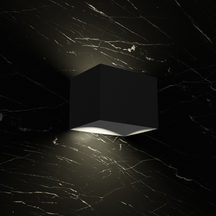 U50 Ash black marble
