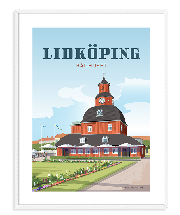Lidköping Rådhuset 30x40 print