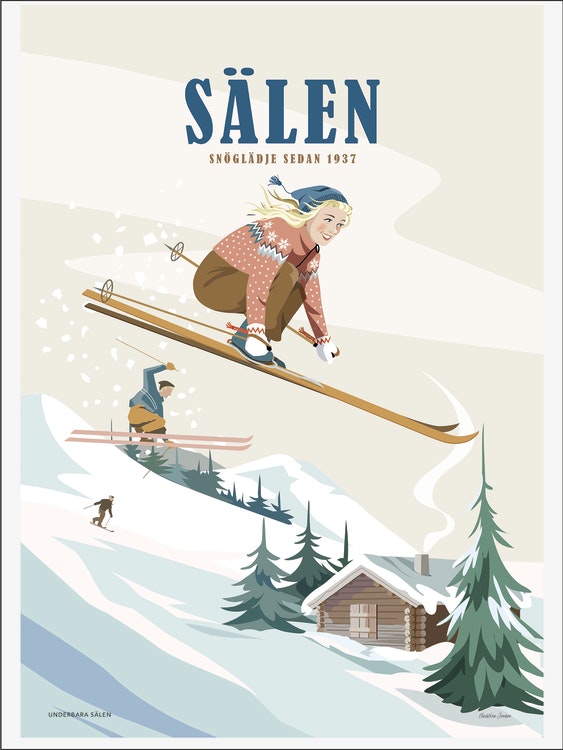 Sälen 50x70cm Jump