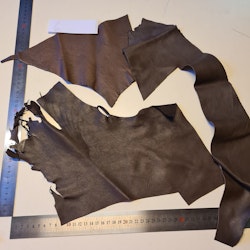 Renskinnsbitar antikbrun 6