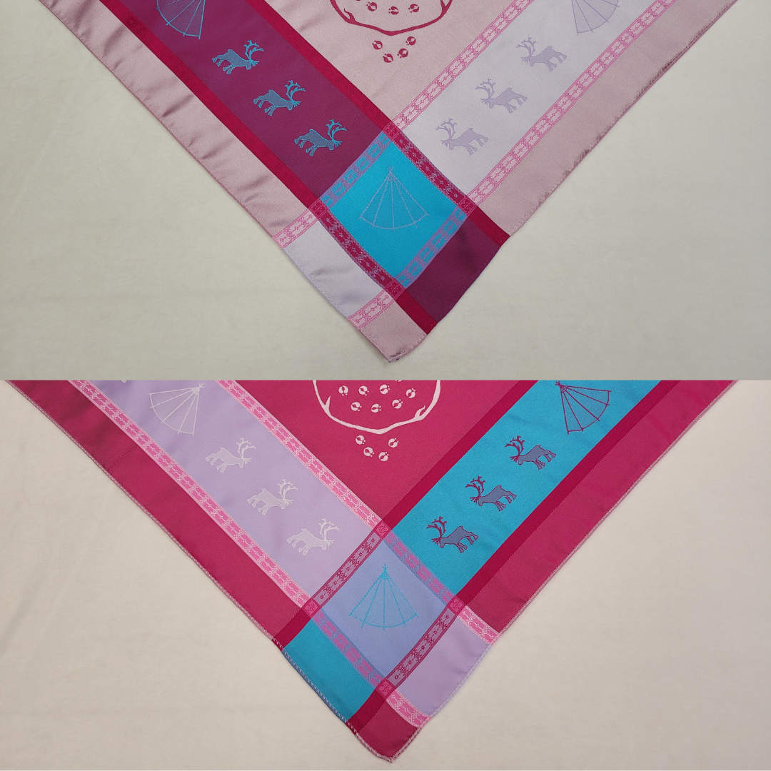 Lávvoliidni 2309B ½  vit-cerise