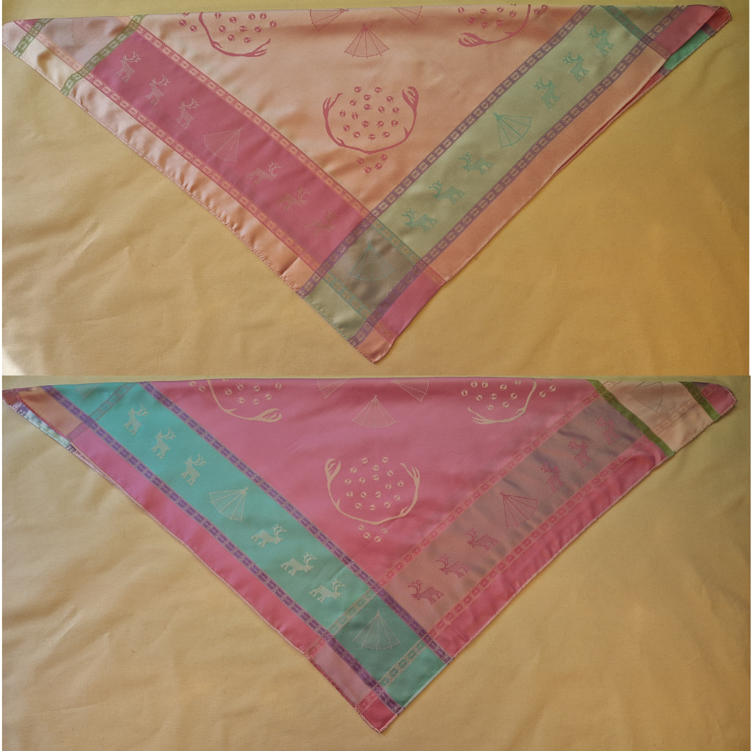 Lávvoliidni 2405B ½ vit-rosa