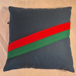 Kudde Flaskgrön 40x40