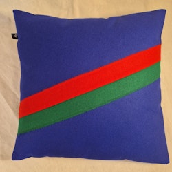 Kudde Klarblå 40x40