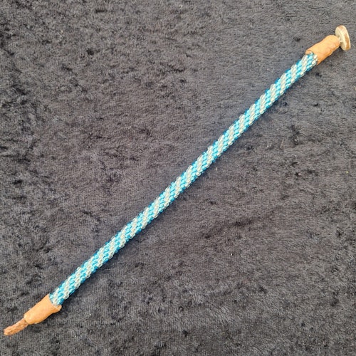 Pärlarmband 18 &19 cm - turkos silver